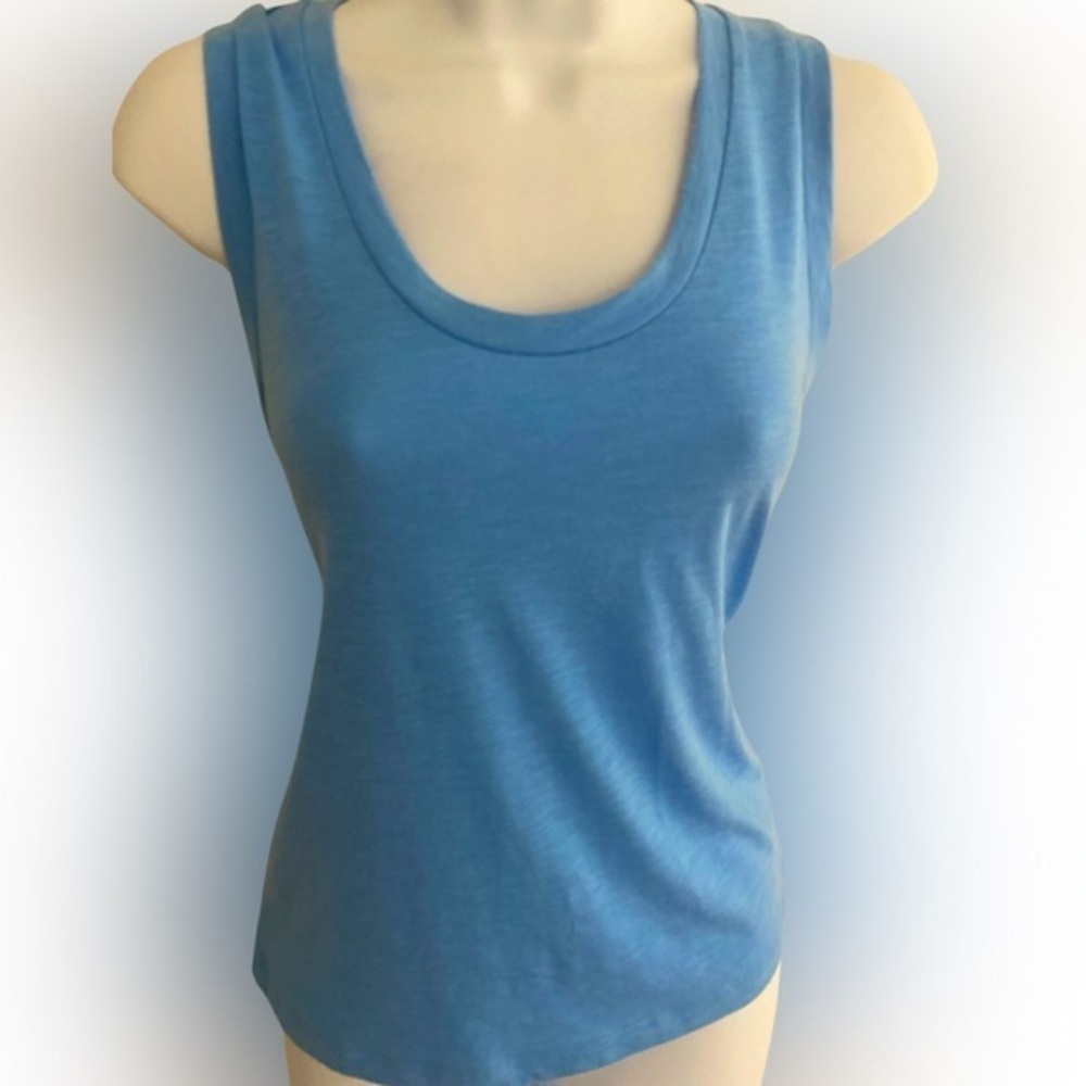 Theory Shell Top - M blue , cotton modal